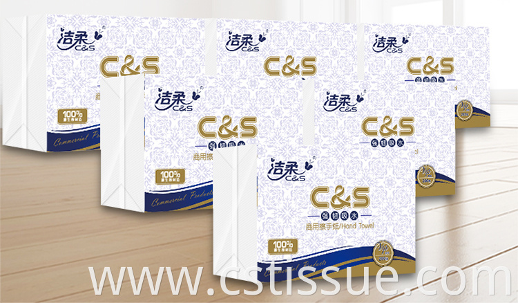 Factory Business Hand Paper No Embossed Hand Towel Tissue Paper Towel Tissue